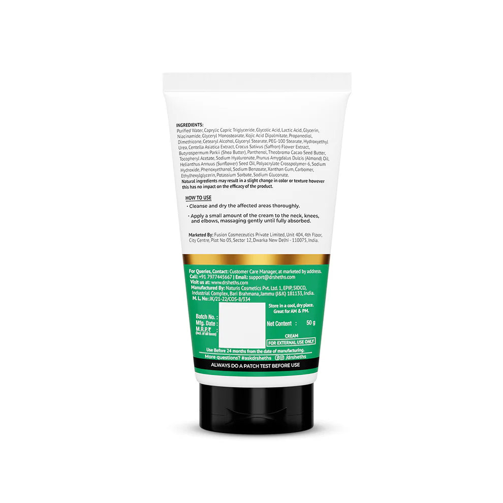 KESAR & KOJIC ACID NECK, KNEE & ELBOW CREAM 50G