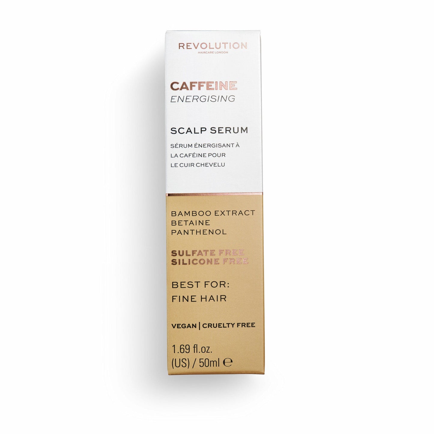REVOLUTION HAIRCARE CAFFEINE ENERGISING SCALP SERUM FOR FINE HAIR