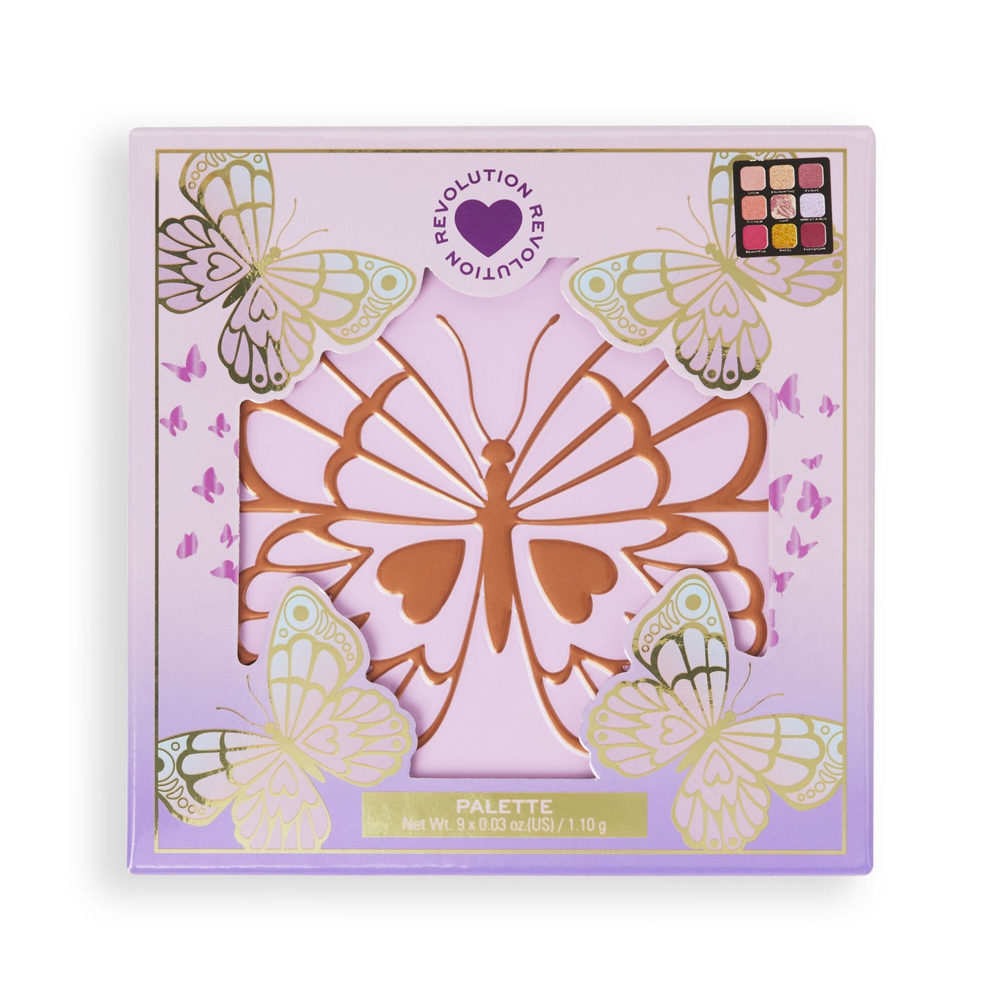 I HEART REVOLUTION BUTTERFLY WONDERLAND COLOUR PALETTE