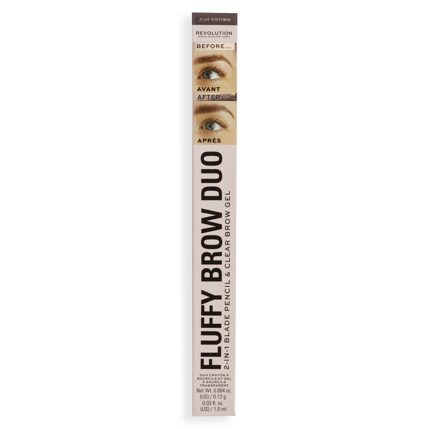 REVOLUTION FLUFFY BROW FILTER DUO ASH BROWN