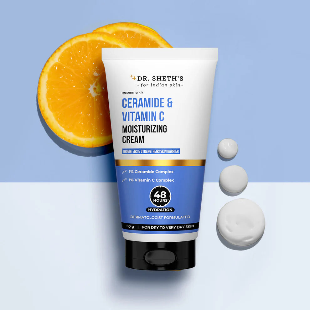 CERAMIDE & VITAMIN C MOISTURIZING CREAM 50G