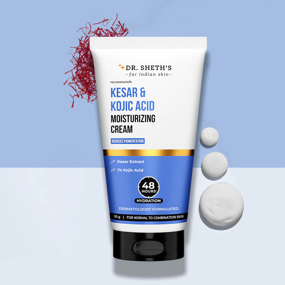 KESAR & KOJIC ACID MOISTURIZING CREAM 50G