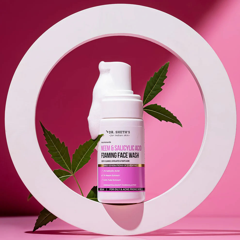 NEEM AND SALICYLIC ACID FOAMING FACE WASH 100ML