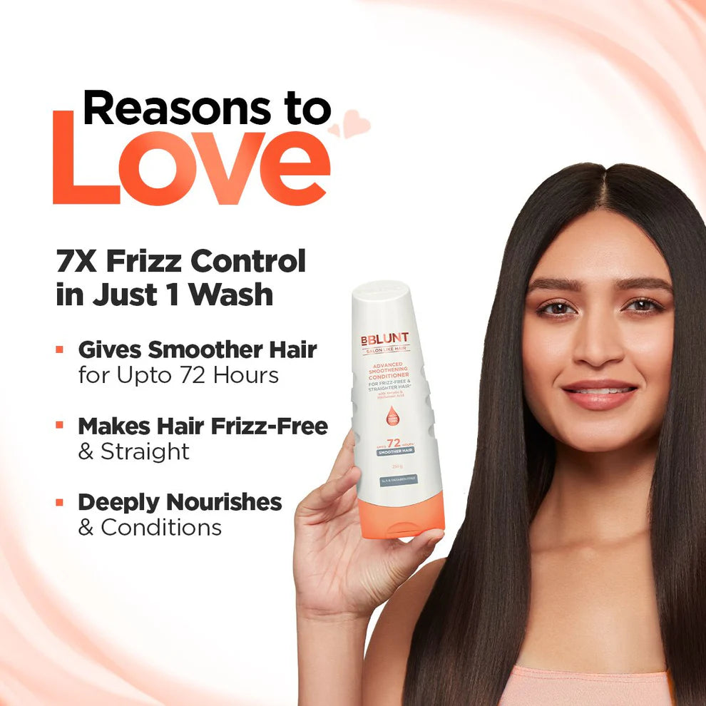 ADVANCED SMOOTHENING CONDITIONER WITH KERATIN & HYALURONIC ACID - 250 G