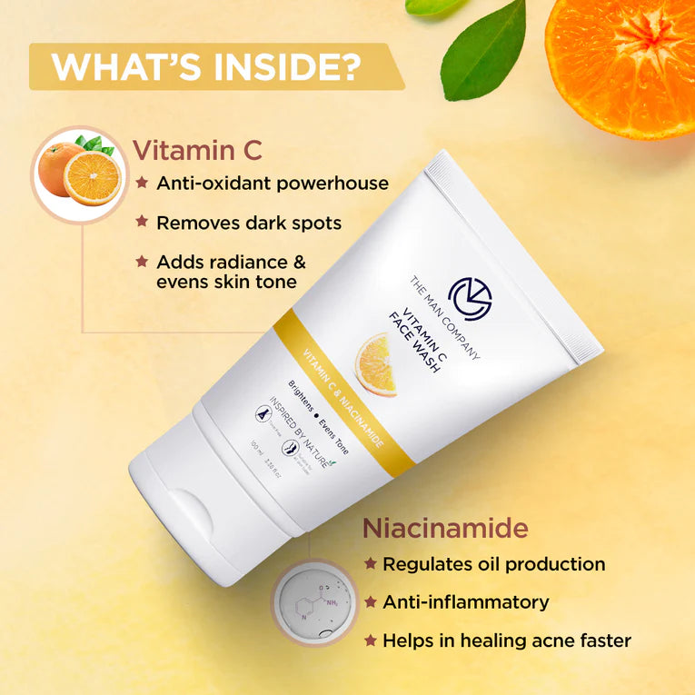VITAMIN C FACE WASH | VITAMIN C & NIACINAMIDE