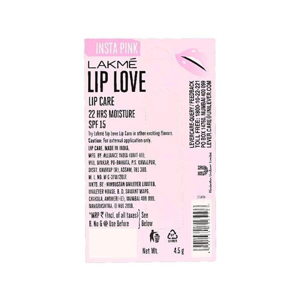 LAKME LIPLOVE CHAPSTICK SPF15 4.5GM