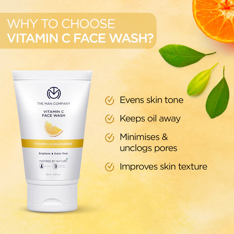 VITAMIN C FACE WASH | VITAMIN C & NIACINAMIDE