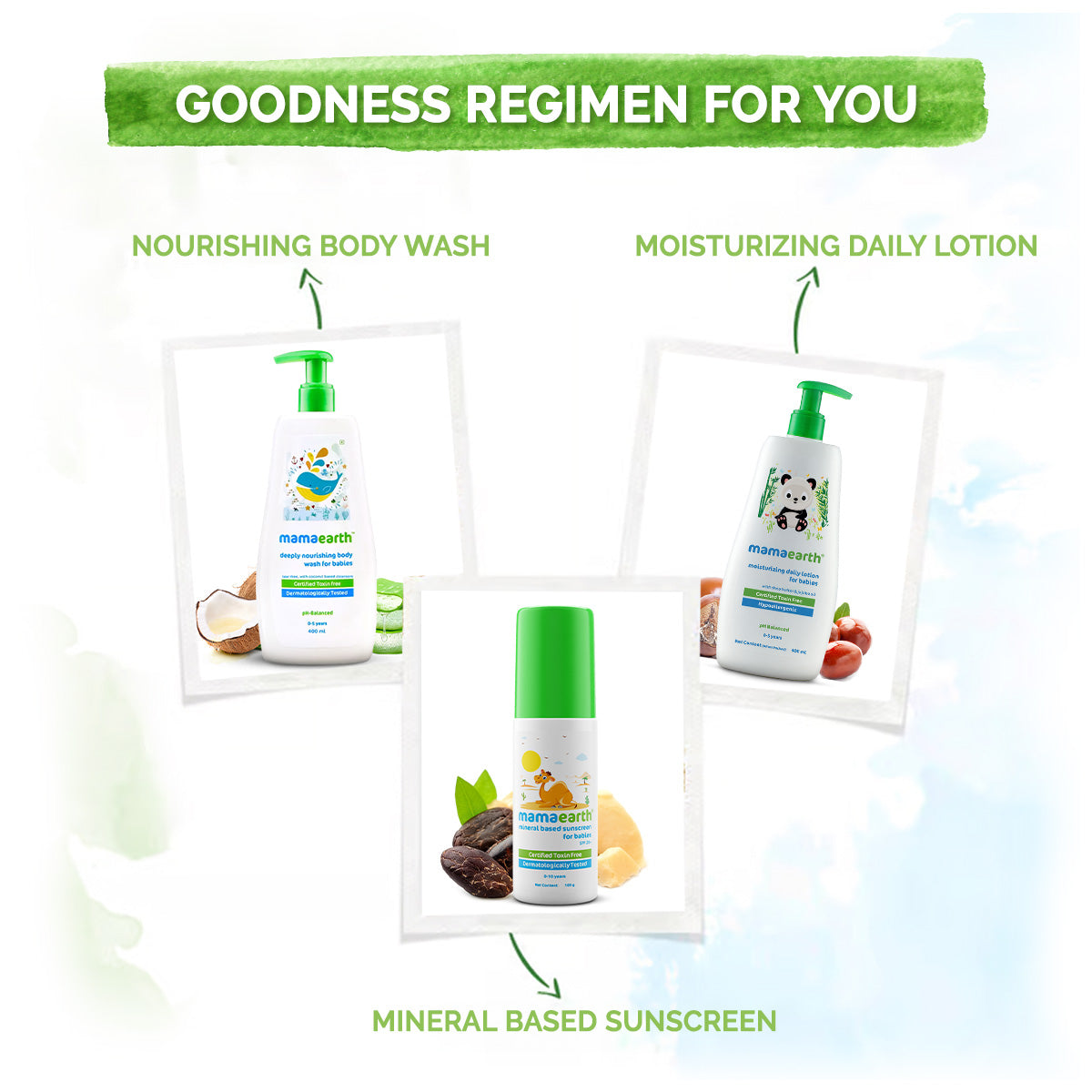 DEEPLY NOURISHING BODY WASH FOR BABIES, 400ML