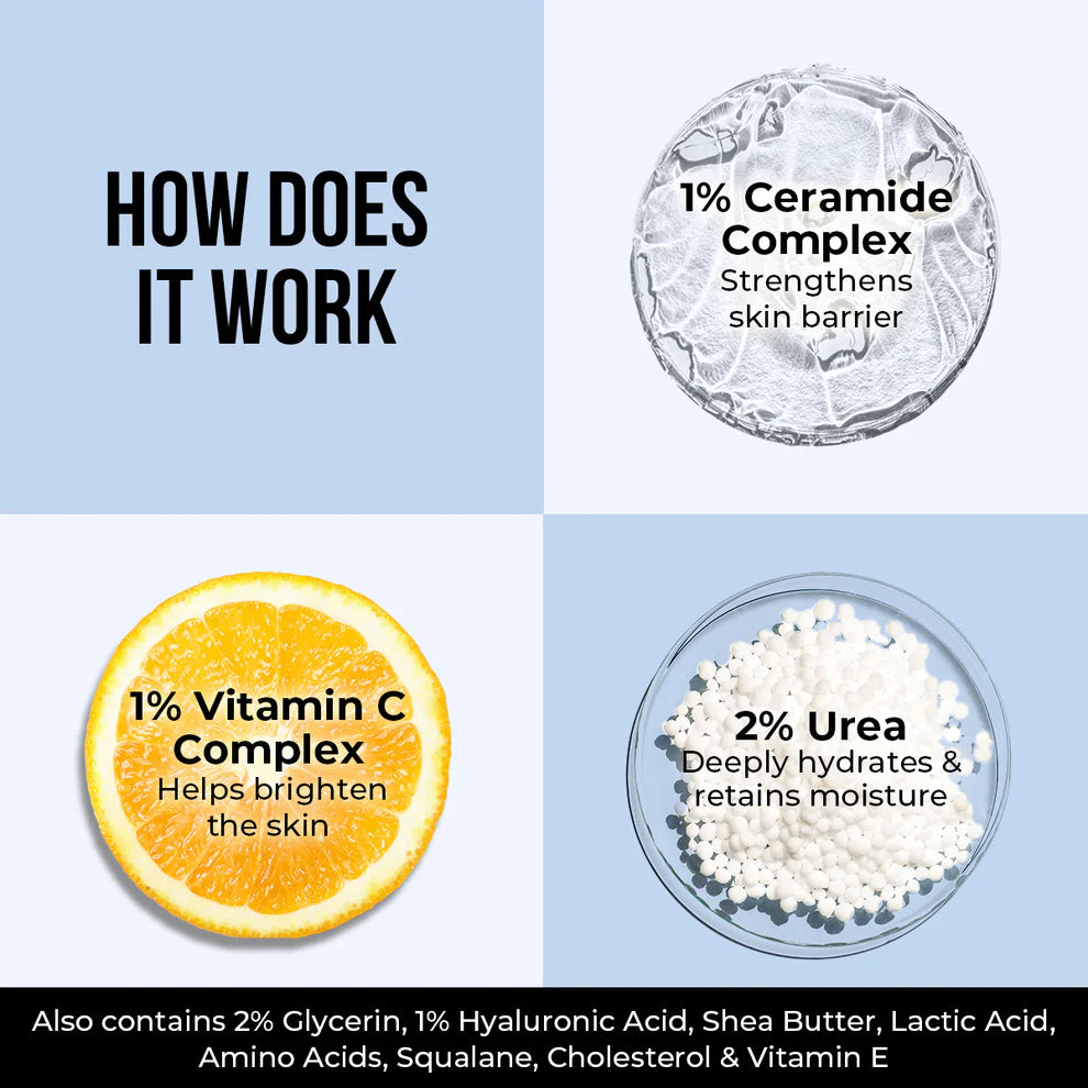 CERAMIDE & VITAMIN C MOISTURIZING CREAM 50G