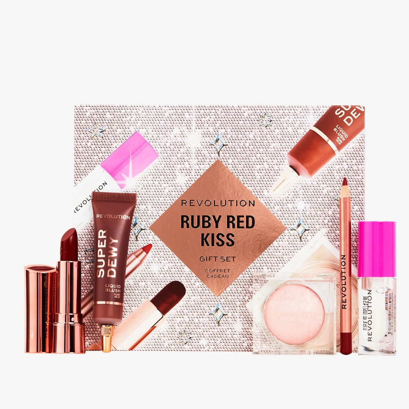 REVOLUTION RUBY RED KISS GIFT SET