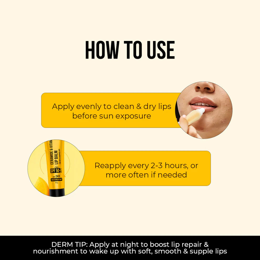 CERAMIDE & VITAMIN C LIP BALM 10G