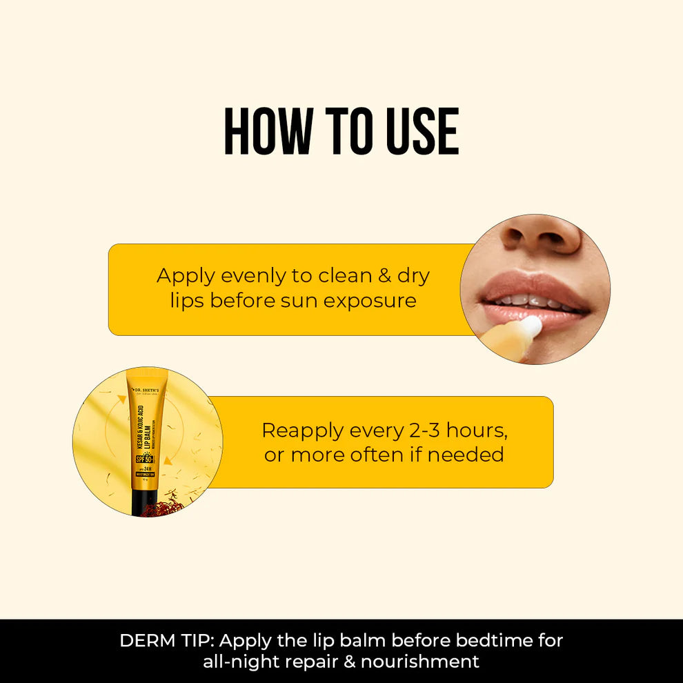 KESAR & KOJIC ACID LIP BALM 10G