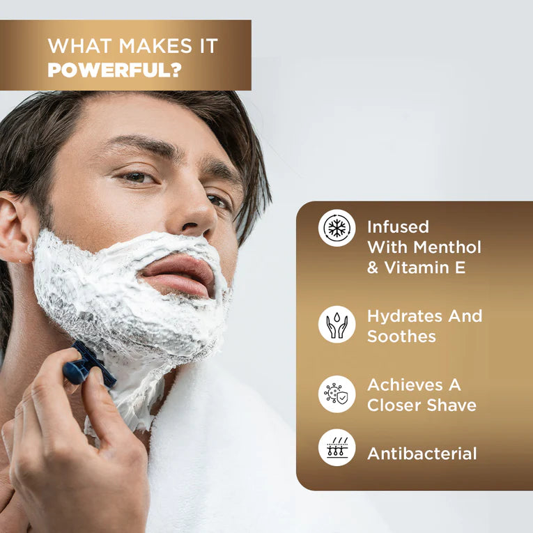 BLANC SHAVING CREAM | MENTHOL & VITAMIN E 50G