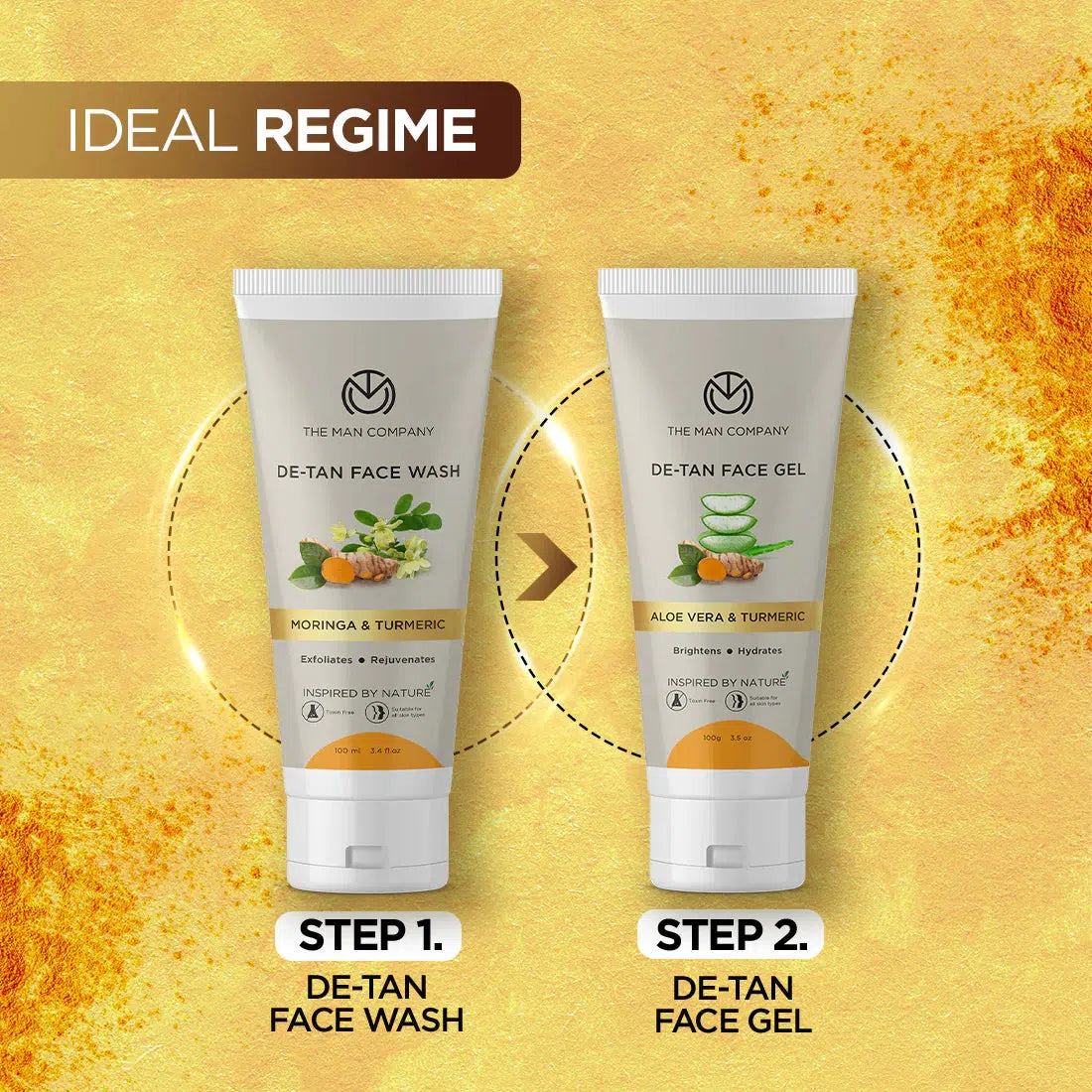 DE-TAN FACE GEL 100G