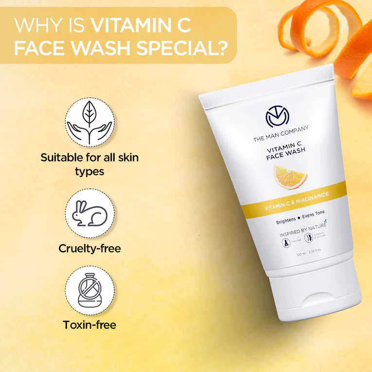 VITAMIN C FACE WASH | VITAMIN C & NIACINAMIDE