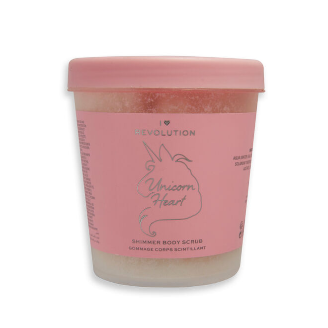 I HEART REVOLUTION UNICORN HEART GLOW BODY SCRUB