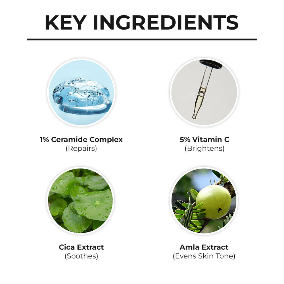 CERAMIDE & VIT C DAILY BRIGHTENING & REPAIR CREAM 30G