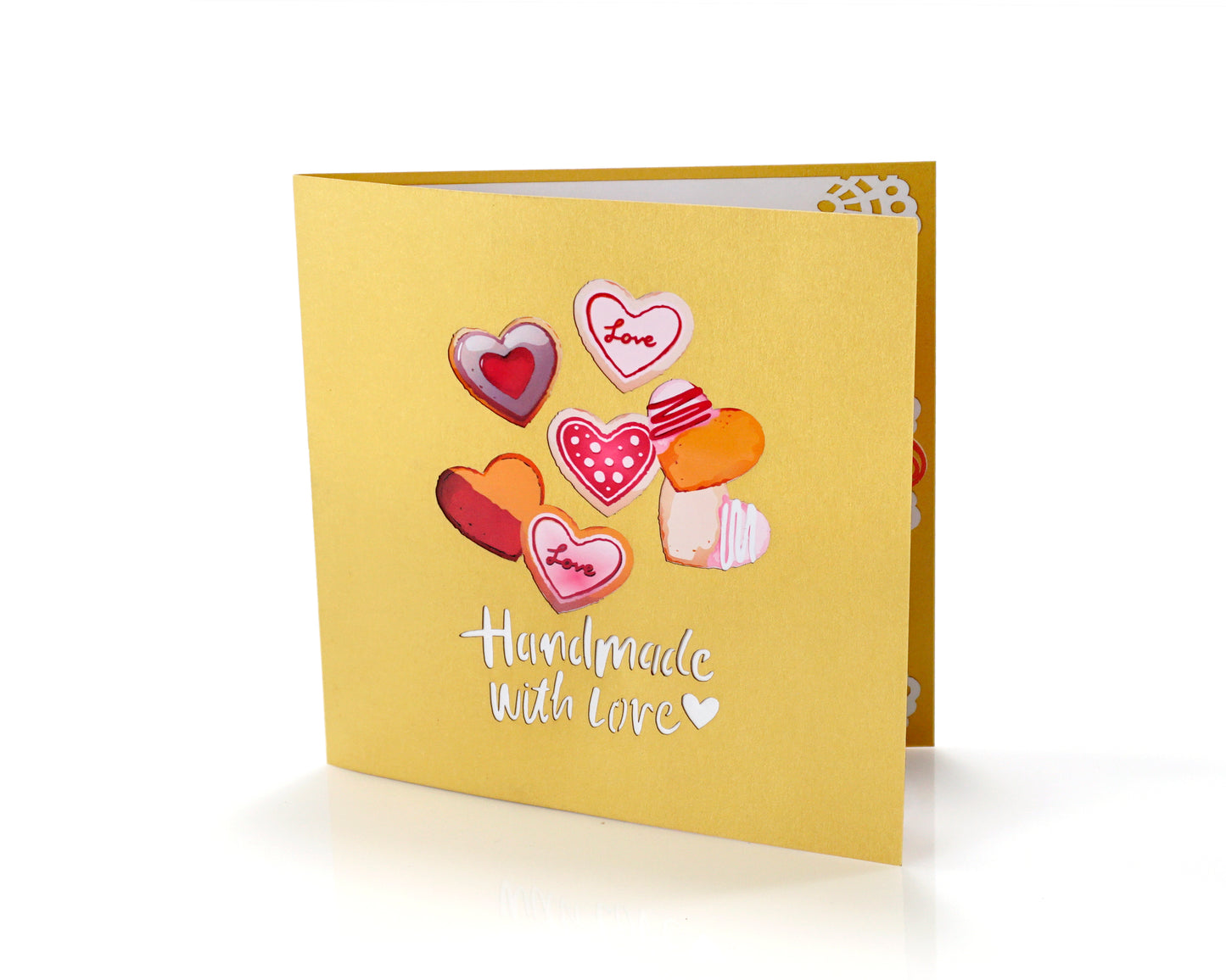 CUPCAKE LOVE POPUP CARD (15X15CM)