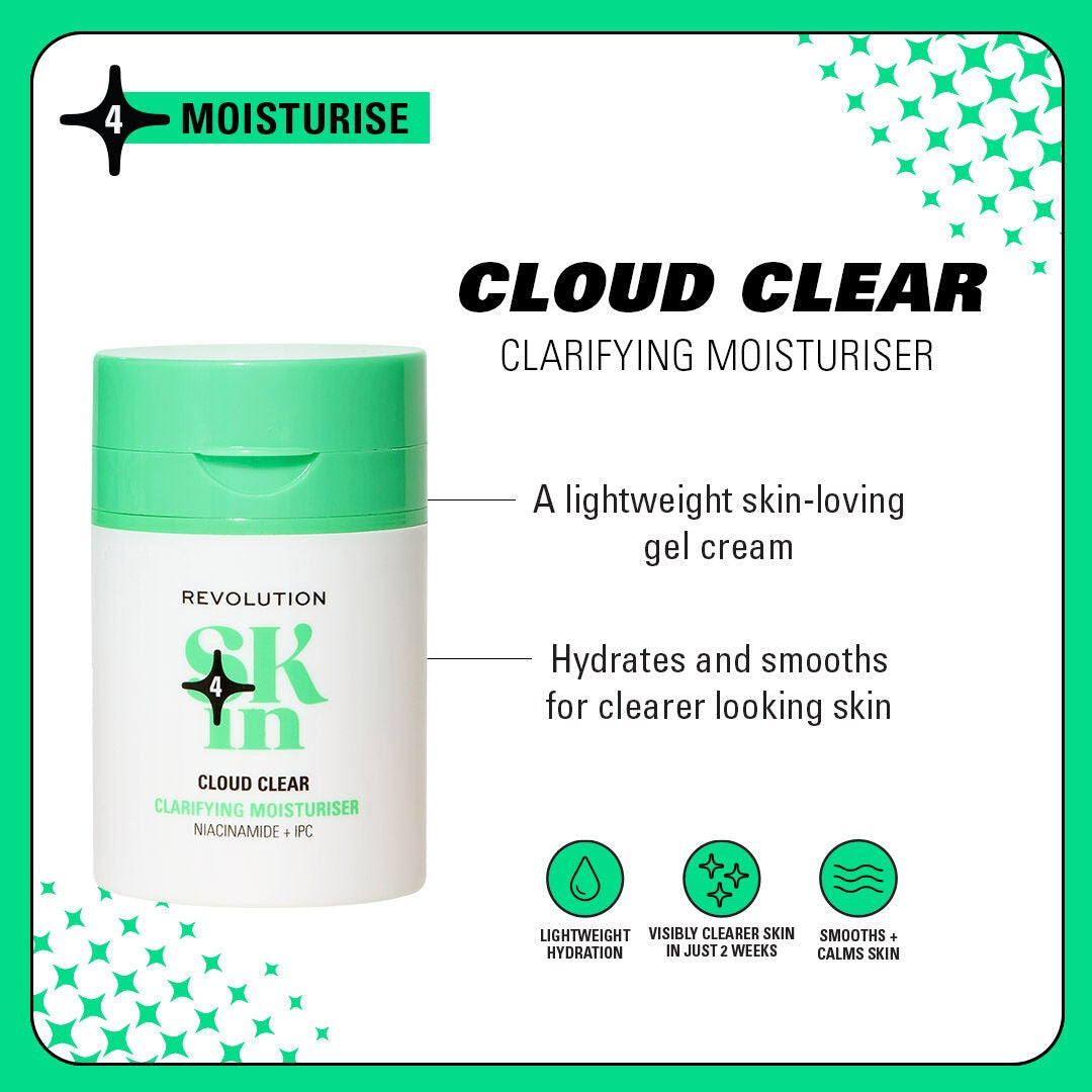 REVOLUTION SKIN CLEARLY CLARIFY 4 STEP STARTER KIT