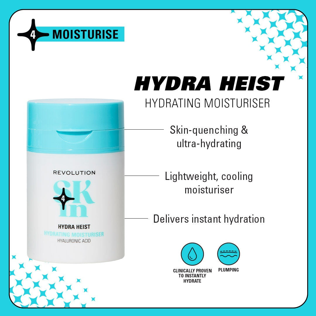 REVOLUTION SKIN HAPPY HYDRATE 4 STEP STARTER KIT