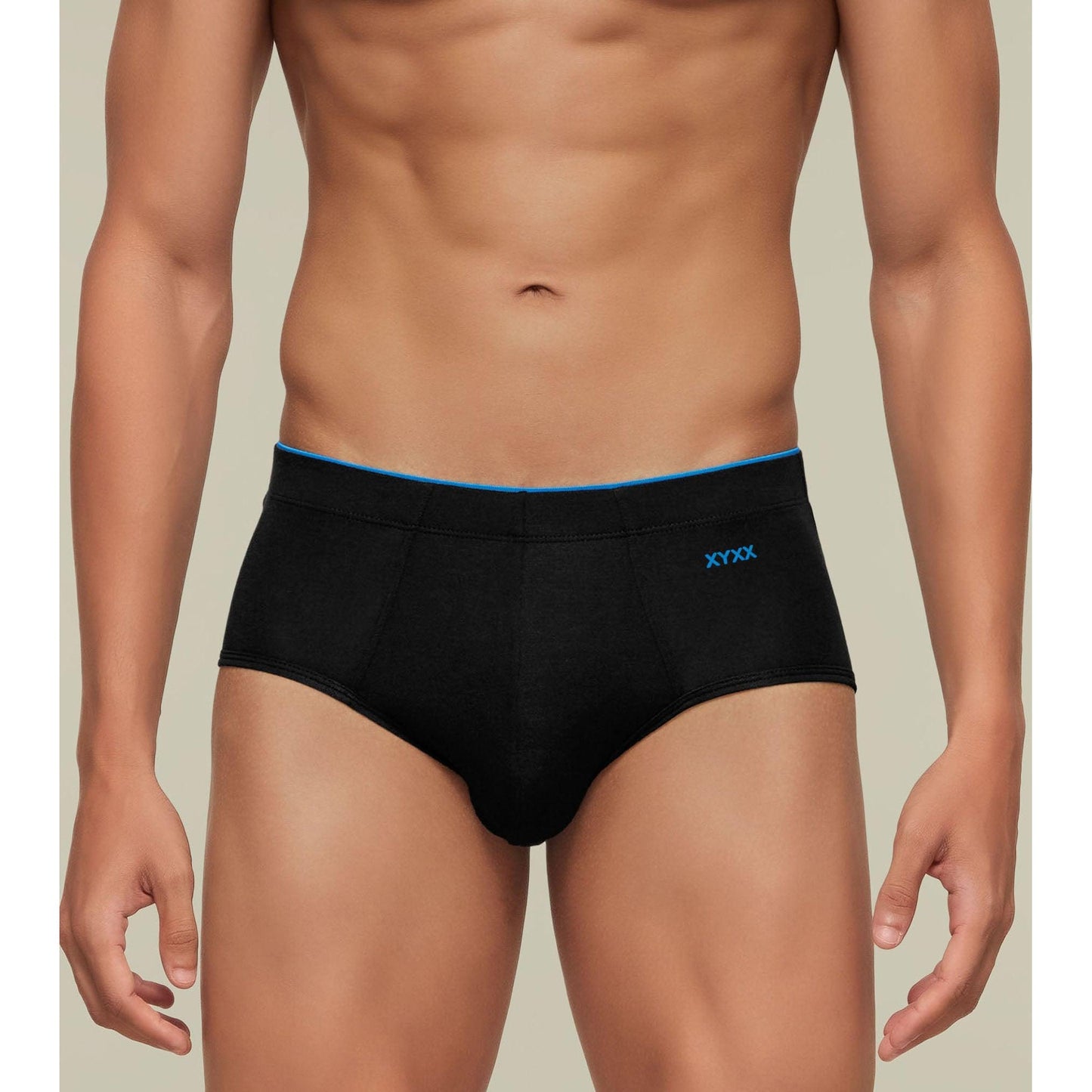 PACK OF 2 TENCEL™ BRIEFS - : UNO GRAPHITE GREY / BLACK KNIGHT