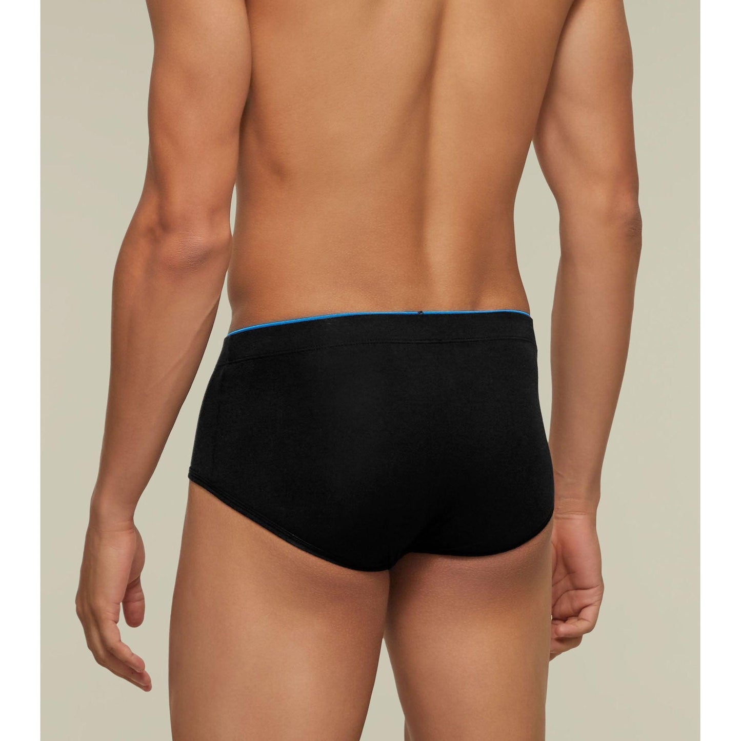 PACK OF 2 TENCEL™ BRIEFS - : UNO GRAPHITE GREY / BLACK KNIGHT