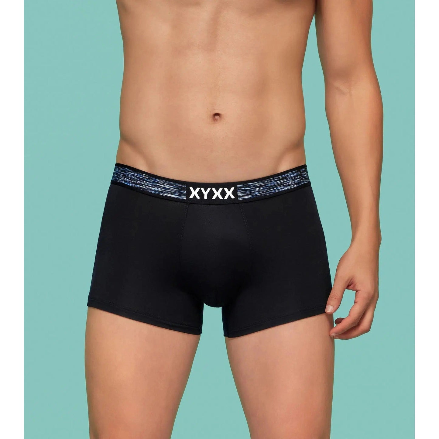 PACK OF 2 TENCEL™ TRUNKS- : HUES BLACK KNIGHT / URBAN BLACK