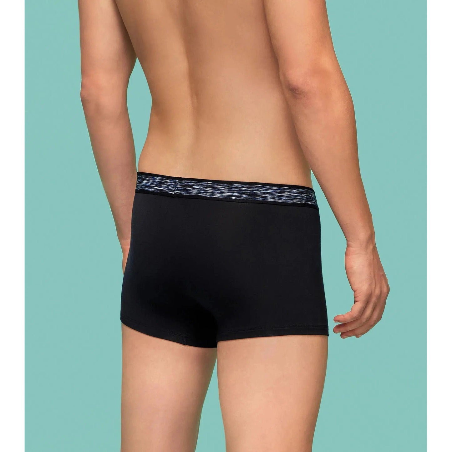 PACK OF 2 TENCEL™ TRUNKS- : HUES BLACK KNIGHT / URBAN BLACK