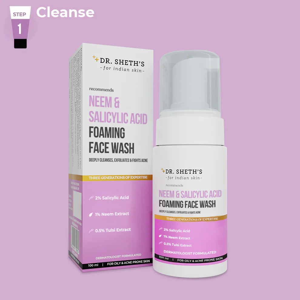 NEEM AND SALICYLIC ACID FOAMING FACE WASH 100ML