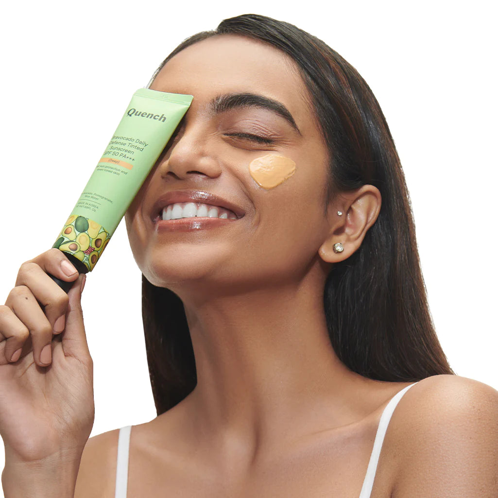 QUENCH BRAVOCADO (DEEP) DAILY DEFENSE TINTED SUNSCREEN SPF 50 PA+++ 50ML