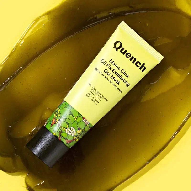 QUENCH MAMA CICA OIL FIX EXFOLIATING GEL MASK