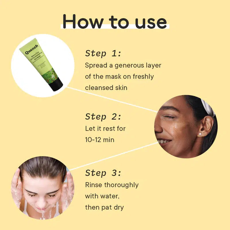 QUENCH MAMA CICA OIL FIX EXFOLIATING GEL MASK