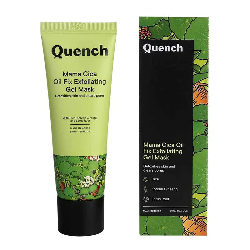 QUENCH MAMA CICA OIL FIX EXFOLIATING GEL MASK