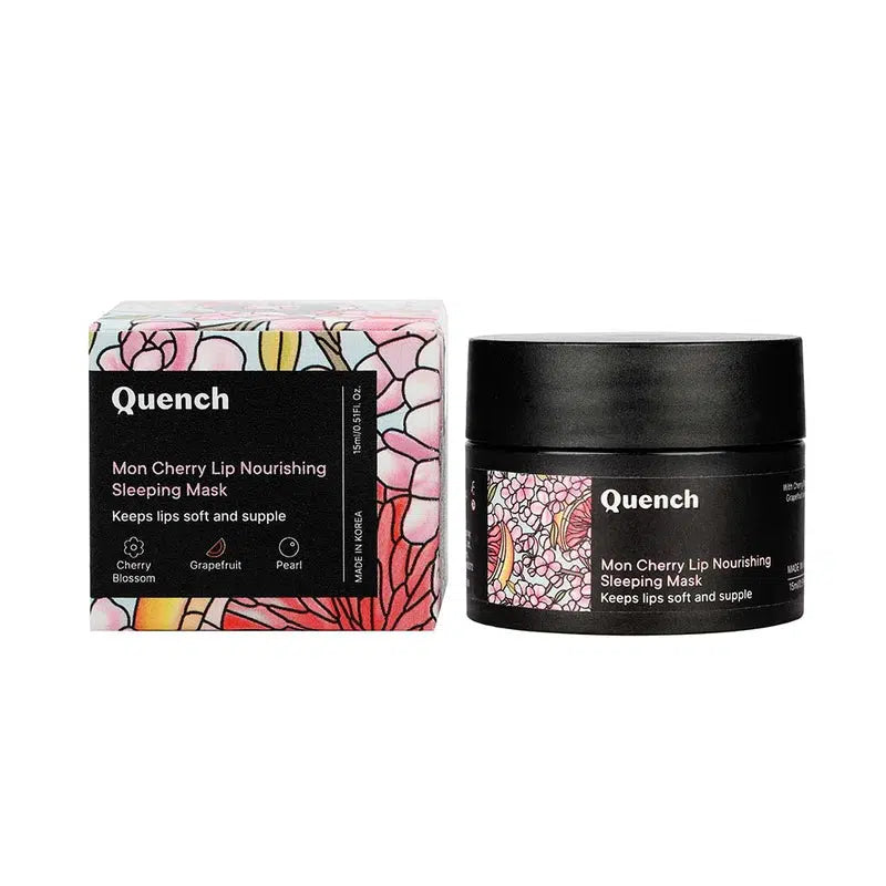 QUENCH MON CHERRY LIP NOURISHING SLEEPING MASK 15ML