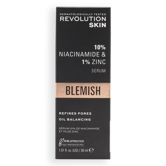 REV SKIN 10% NIACINAMIDE + 1% ZINC BLEMISH & PORE REFINING SERUM SUPER SIZED
