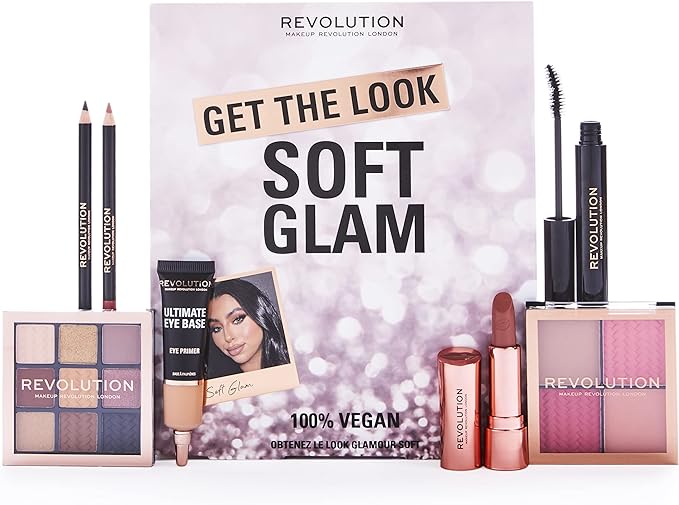 REVOLUTION GET THE LOOK: SOFT GLAM MAKEUP GIFT SET