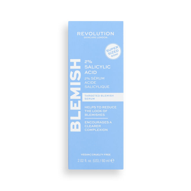 REVOLUTION SKINCARE 2% SALICYLIC ACID TARGETED BLEMISH SERUM SUPER SIZED