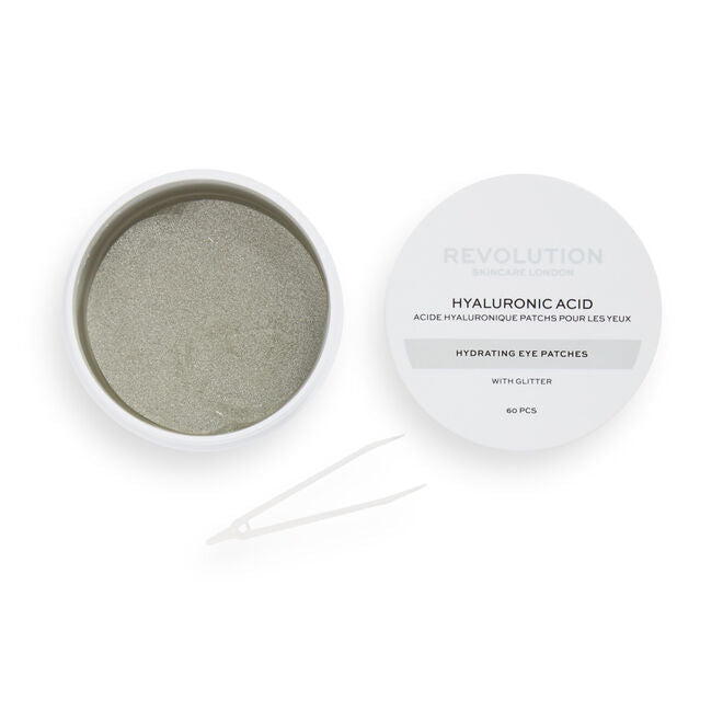 REVOLUTION SKINCARE GLITTER HYALURONIC ACID HYDRATING UNDEREYE PATCHES
