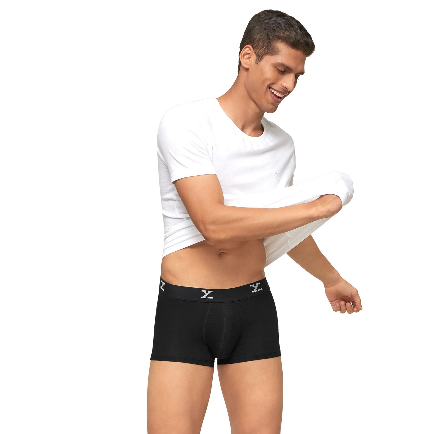 SINGLE - PLUS SIZE ACE MODAL TRUNKS BLACK KNIGHT