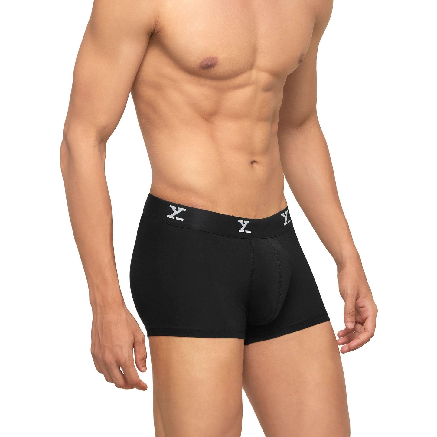 SINGLE - PLUS SIZE ACE MODAL TRUNKS BLACK KNIGHT