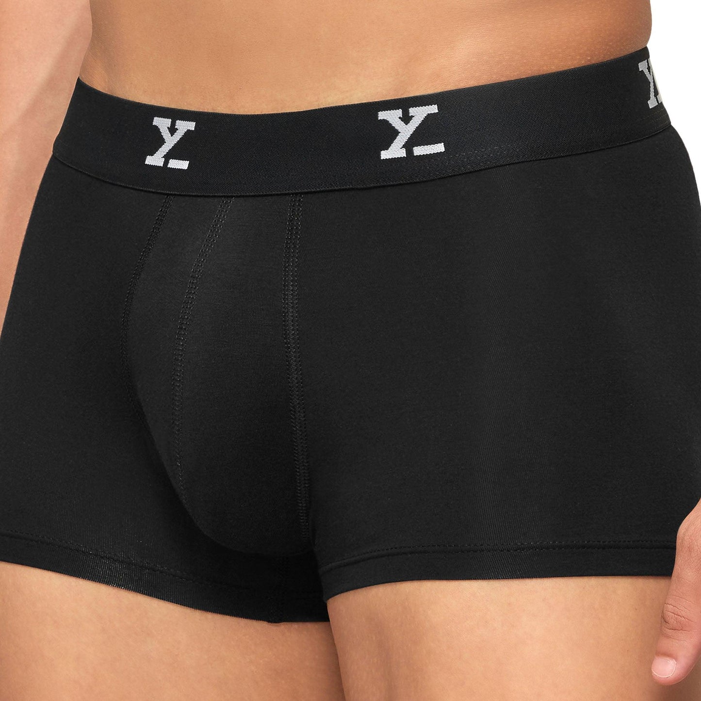 SINGLE - PLUS SIZE ACE MODAL TRUNKS BLACK KNIGHT