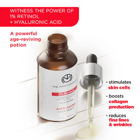 1% RETINOL | ANTI-AGING FACE SERUM 30ML