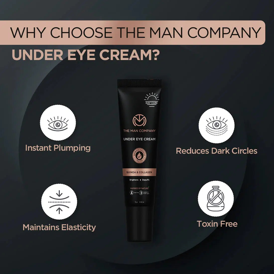 UNDER EYE CREAM | QUINOA & COLLAGEN (15GM)