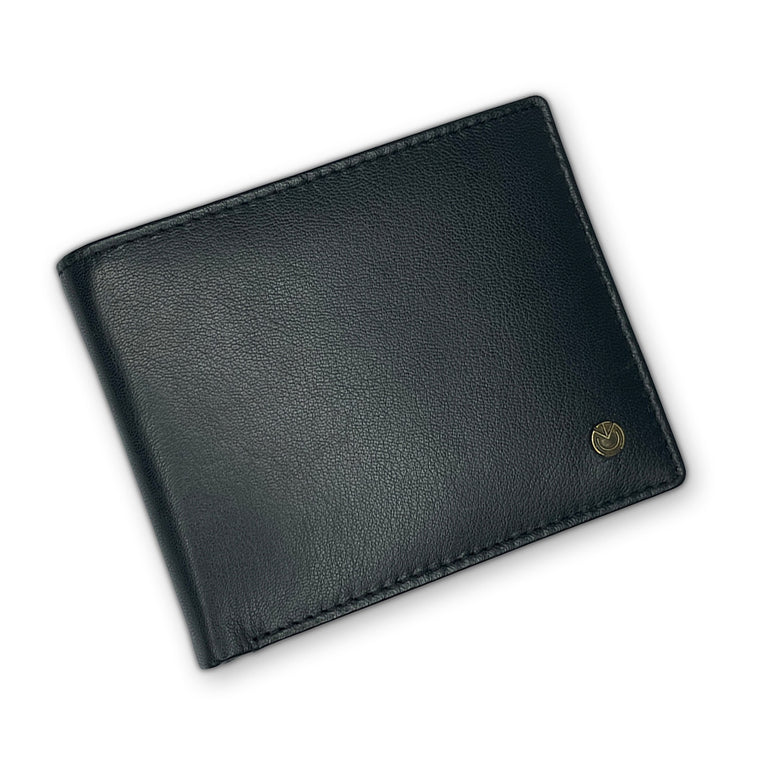 BLACK LEATHER WALLET