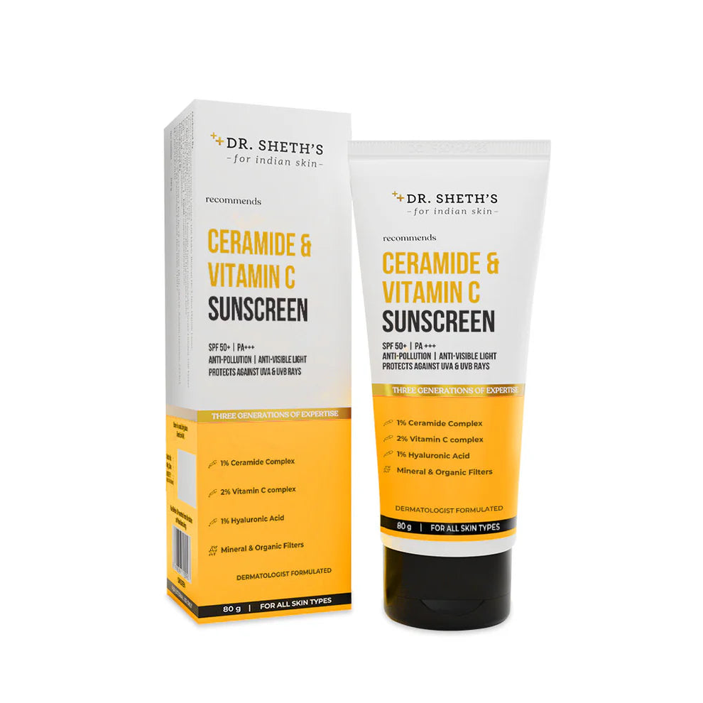 CERAMIDE & VITAMIN C SUNSCREEN 80GM