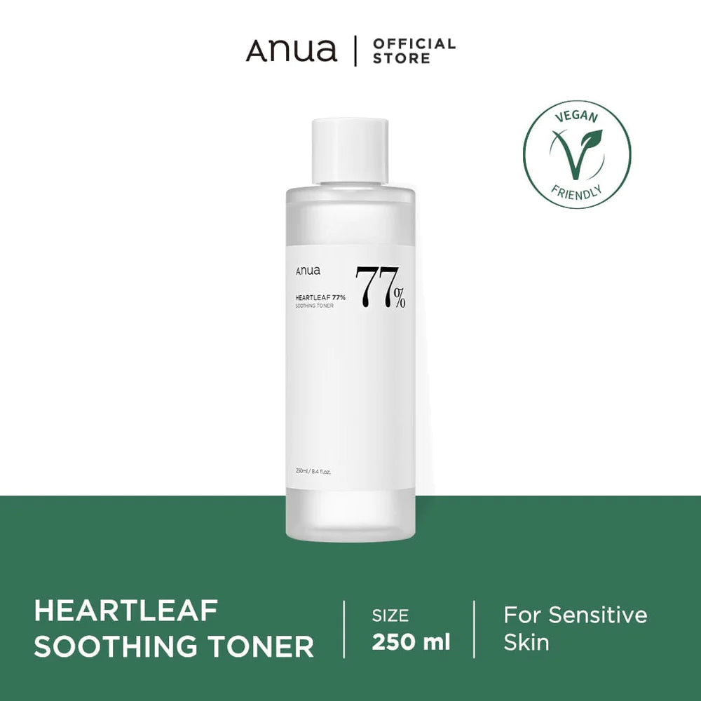 HEARTLEAF 77% SOOTHING TONER 250ML