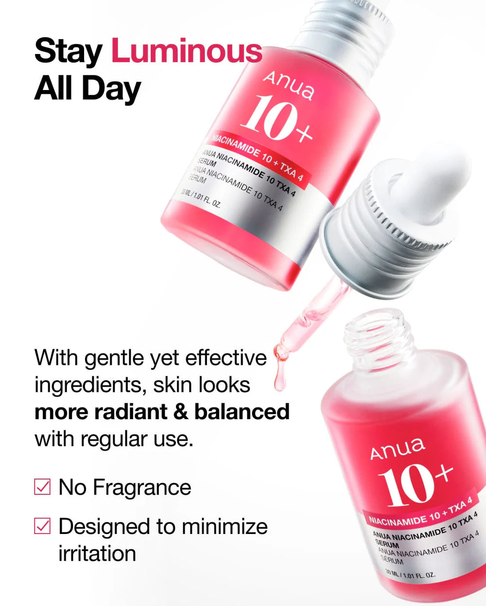NIACINAMIDE 10%+TXA 4% DARK SPOT CORRECTING SERUM 30ML
