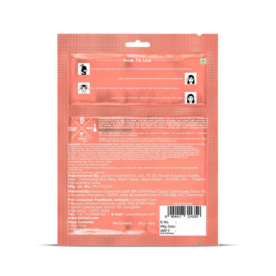 ADVANCED SMOOTHENING HEAT HAIR SPA MASK WITH KERATIN & HYALURONIC ACID 70G