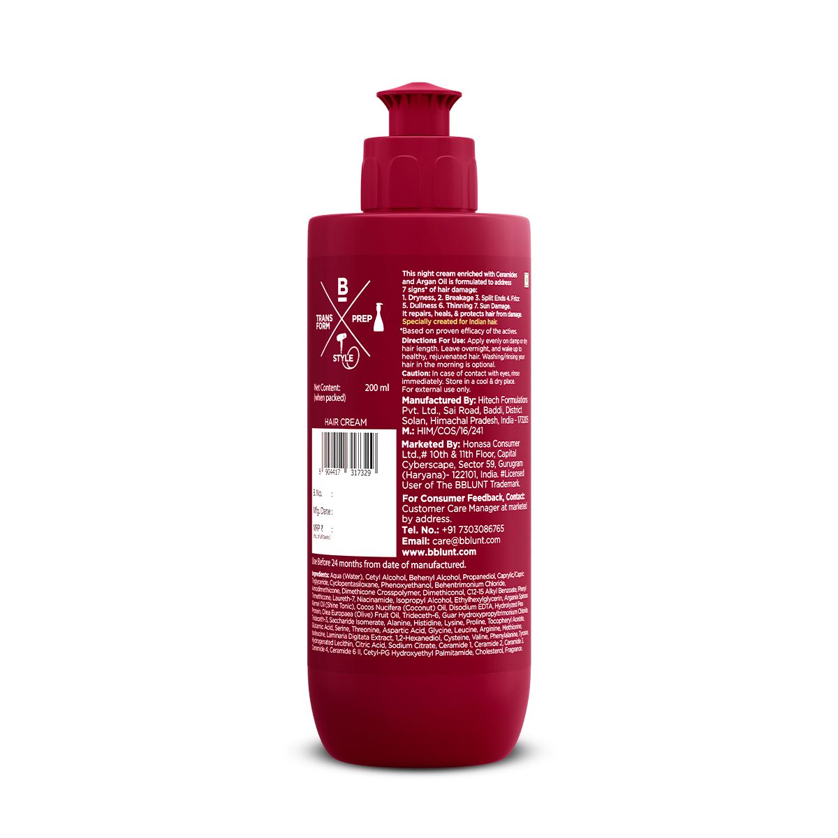 7 IN 1 REPAIR & REVIVE NIGHT CREAM TO HEAL & PROTECT HAIR OVERNIGHT 200ML