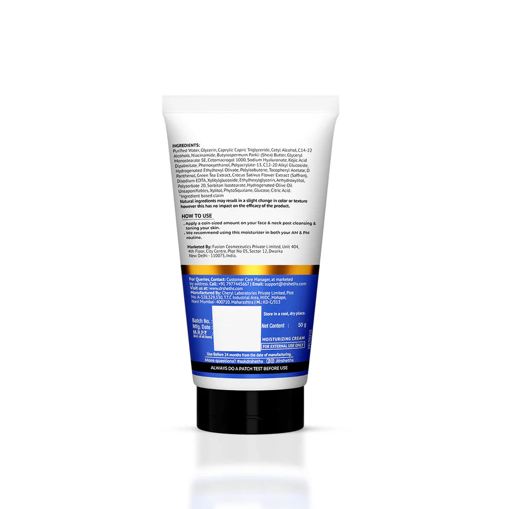 KESAR & KOJIC ACID MOISTURIZING CREAM 50G